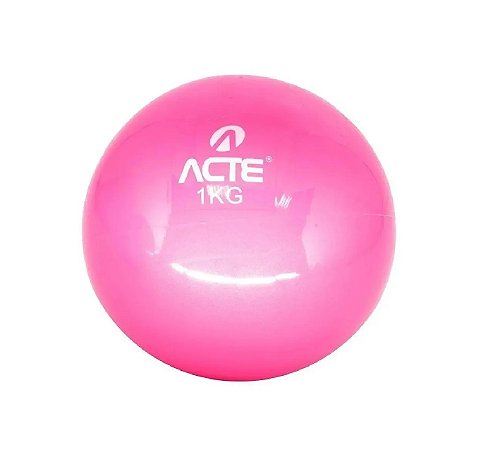 Bola Tonificadora Yoga Pilates Acte Com Peso 1kg - Par