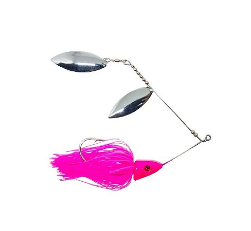 Isca Artificial Pesca Santiago Spinner Willow 6/0 31g 11cm - Cor Pink