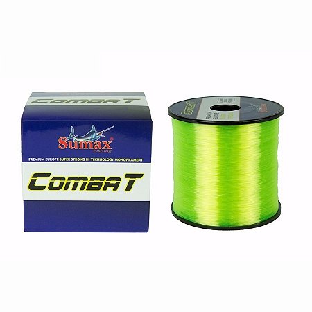 LINHA MONOFILAMENTO SUMAX COMBAT AMARELO 0,45MM CBL997-1/4 40LBS 580M