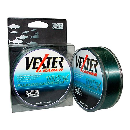 LINHA FLUORCARBONO MARINE SPORTS VEXTER LEADER 0,31MM 50M 12,5LB