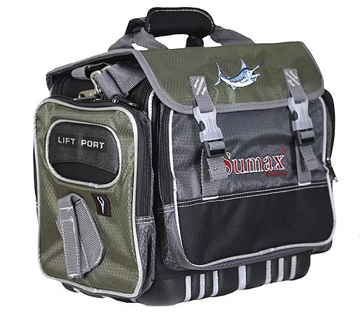 BOLSA PESCA SUMAX COM 7 CAIXAS A4 SM-905-7