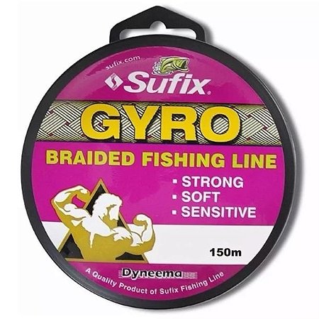 LINHA MULTIFILAMENTO GYRO 150MTS 40 LBS 0,40MM VERDE