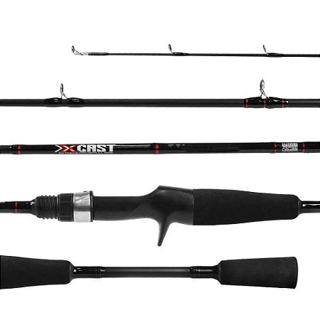 VARA INTEIRA CARRETILHA MARINE SPORTS X-CAST XCT-C561MH 1,68M 12-25LBS