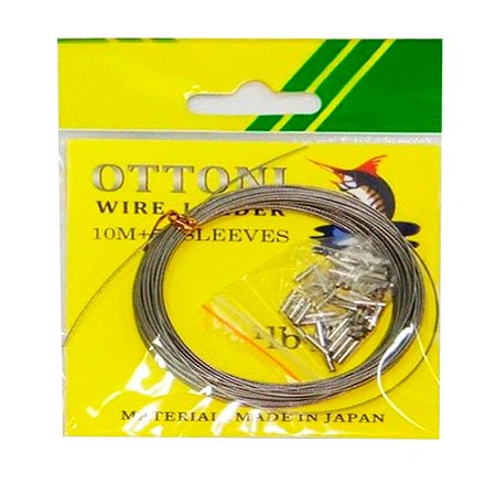 CABO DE AÇO OTTONI WIRE LEADER 10 METROS 25LBS