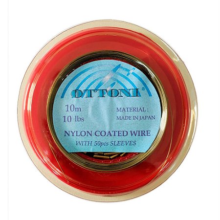 CABO DE AÇO OTTONI NYLON COATED WIRE 10 METROS 10LBS