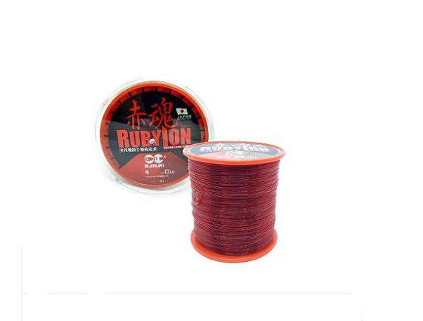 LINHA MONOFILAMENTO MARURI RUBYLON 16.0 0,66MM 290M VERMELHO