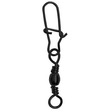 GIRADOR COM SNAP CARTELA ALBATROZ FISHING BLACK Nº 2 C/ 7 PÇS