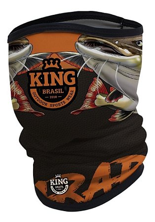 BANDANA MÁSCARA PESCA KING BRASIL PIRARARA 10 PROTEÇÃO UV30