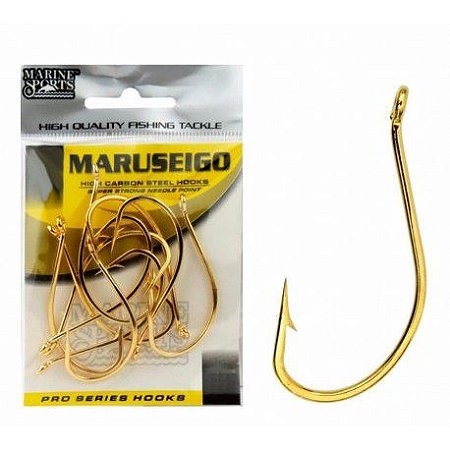 ANZOL CARTELA MARINE SPORTS MARUSEIGO GOLD Nº 10 C/50