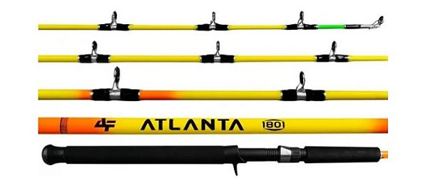 VARA INTEIRA CARRETILHA ATLANTA 1651 1,65M 60-80LB