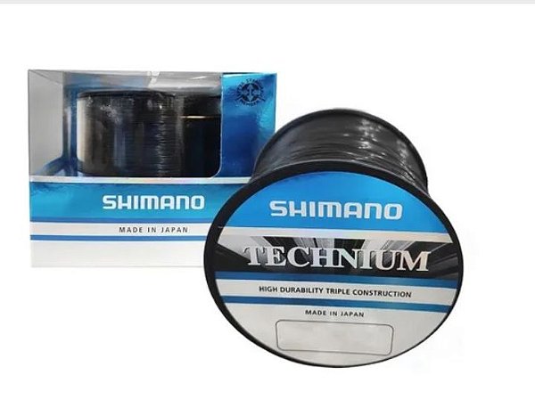 LINHA MONOFILAMENTO SHIMANO TECHNIUM 0.305MM X 1100M