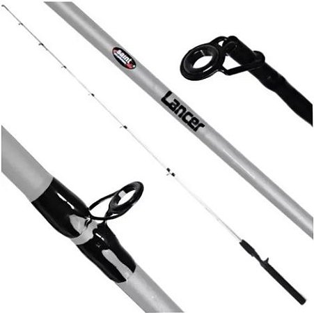 VARA INTEIRA CARRETILHA SAINT PLUS LANCER SILVER 561-BC 7-17LBS