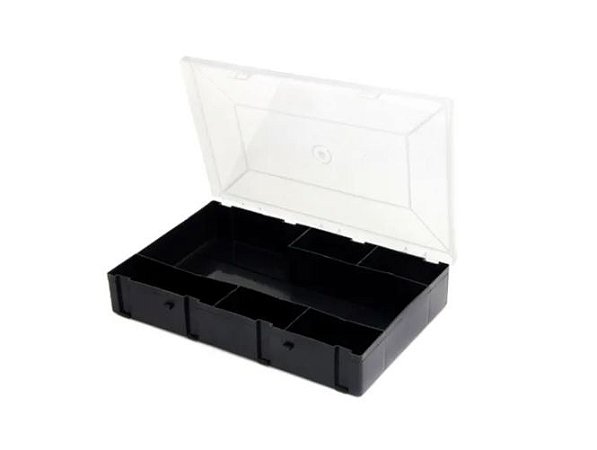 Caixa Pesca Organizadora Fundo Preto Multibox Polymer 4017x