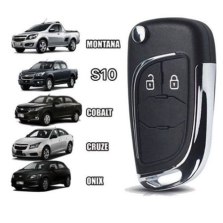 Carcaça Chave Canivete Gm Spin Cruze Cobalt Prisma Onix S10