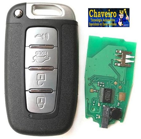 Chave De Presença Ix35 Veloster Elantra Sonata 4 Botões