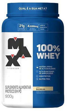 whey 100% Max Titanium Pote