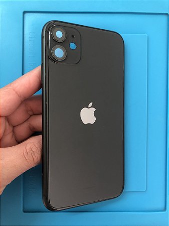 Carcaça Chassi Iphone 11 Preto Original Apple detalhes