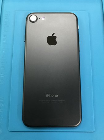 Carcaça Iphone 7 Preta Fosco Original impecável!!!!