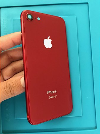 Carcaça Chassi Iphone 8 Red Original Apple!!