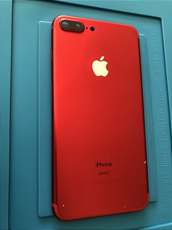 Carcaça Chassi Iphone 7 Plus Red Original Apple Com Detalhes!!