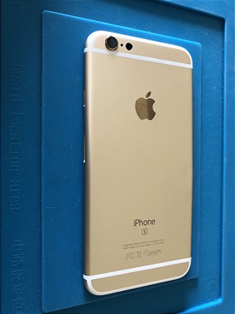 Carcaça Chassi Iphone 6s Dourada Original Apple Com Detalhe