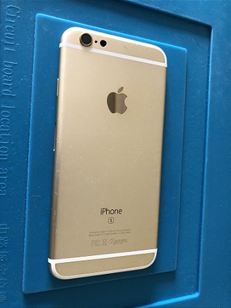 Carcaça Chassi Iphone 6s Dourada Original Apple Impecável