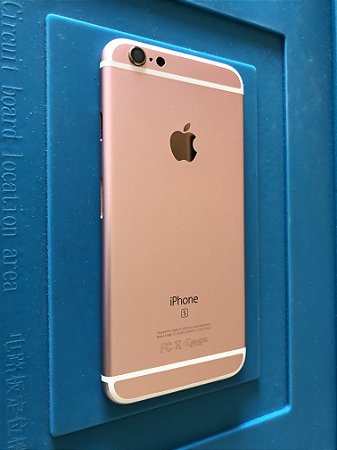 Carcaça Chassi Iphone 6s Rose Original Apple Com Detalhes