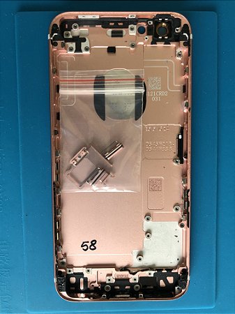Carcaça Chassi Iphone 6s Rose Original Apple Com Detalhes