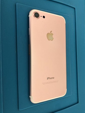 Carcaça Chassi Iphone 7 Rose Original Apple com detalhes