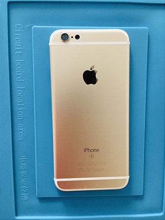 Carcaça Chassi Iphone 6s  Dourada Original Apple Detalhes