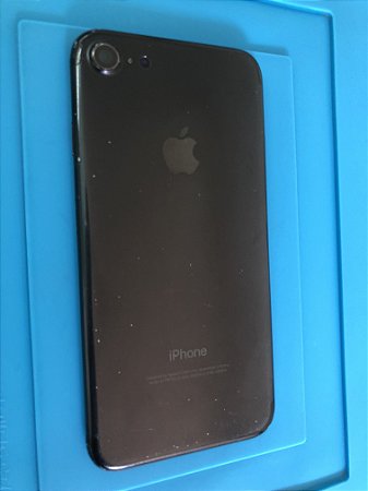 Carcaça Chassi Iphone 7  Preta Fosco marcas capinha