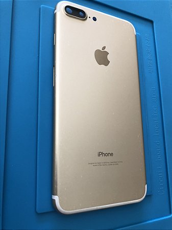 Carcaça Chassi Iphone 7 Plus Dourado Original Retirado!!