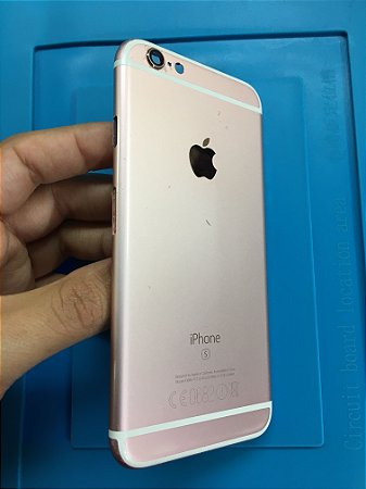 Carcaça Chassi Iphone 6s Rose Original Apple Com Detalhes