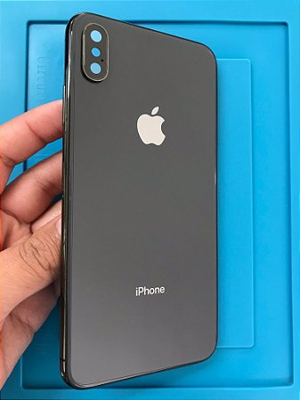 Carcaça Iphone XS Max Preto Chassi Impecável !!!