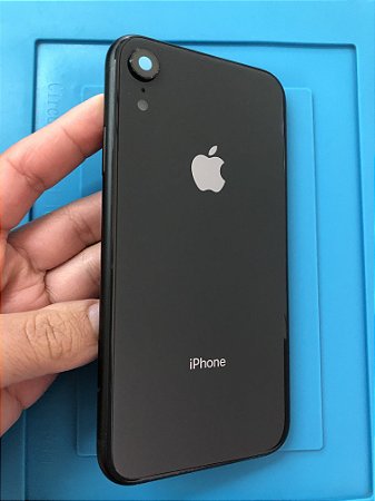 Carcaça Iphone XR Preto Chassi Original Apple Retirado