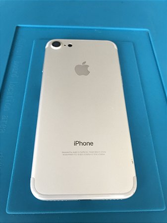 Carcaça Chassi Iphone 7 Prata Original Apple detalhes