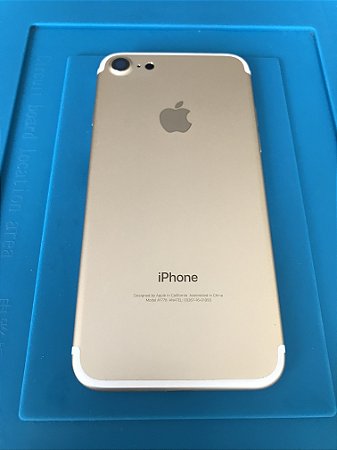 Carcaça Chassi Iphone 7 Dourada Original Apple