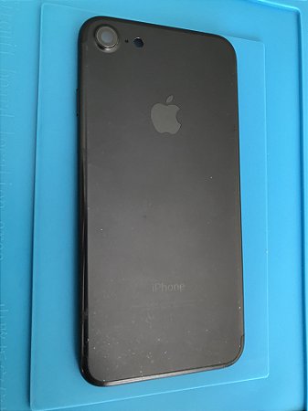 Carcaça Chassi Iphone 7  Preta Fosco Original Apple