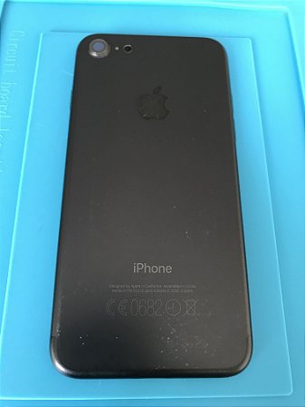 Carcaça Chassi Iphone 7  Preta Fosco marcas capinha