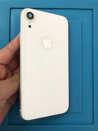 Carcaça Iphone XR Branco Chassi Original Apple Retirado