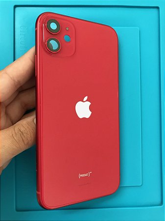 Carcaça Chassi Iphone 11 Red  Original Apple