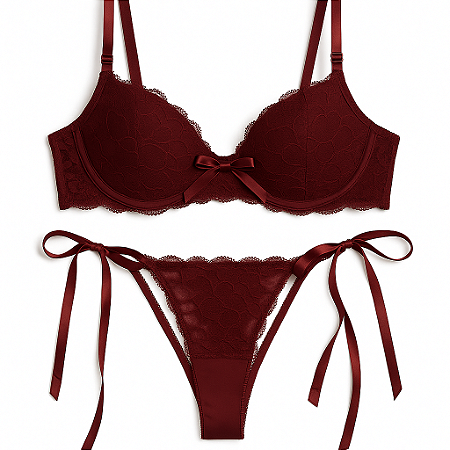 Conjunto Bella Notte – Renda com Toque de Cetim