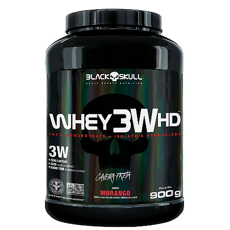 Whey 3W HD - 900g - Black Skull