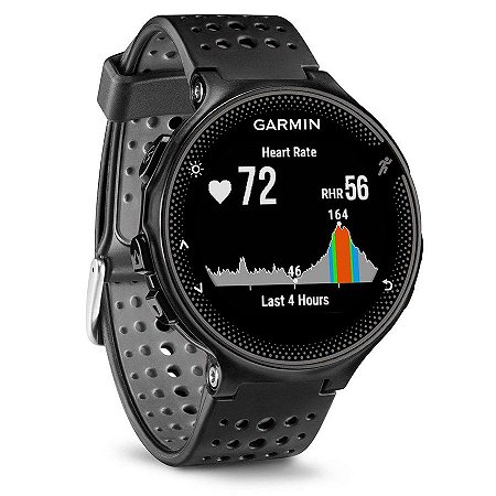 FORERUNNER® 235 - PRETO E PRATA - SMARTWATCH GPS DE CORRIDA
