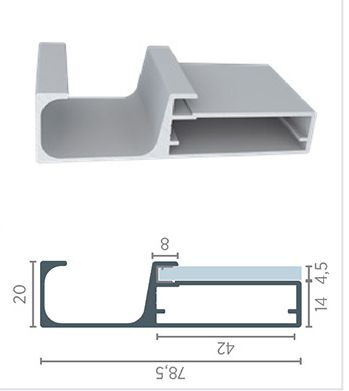 PERFIL RM-057 PUX PRETO FOSCO 6MTS ( APENAS RETIRADA )