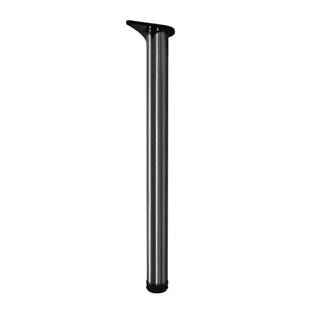PÉ MESA 127 TN 60X730MM CROMO ESCOVADO