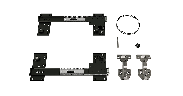 KIT ESCAMOTEAVEL RIVELATO PT SOB 15 A 18MM 405MM ROMETAL