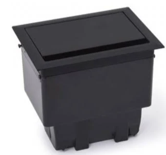 CAIXA OPENBOX ABS PRETO PINT 4BL 2EL/1BC/1RJ45-KEY