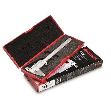 PAQUIMETRO INOX 150 X 0,05MM - 1/128" 125MEB-6/150 STARRETT