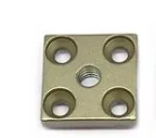 CHAPA FIX ROD/SAP LINK CHAMP CLARO INOX C/4PÇS